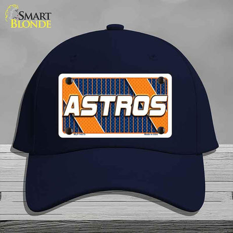 ASTROS Graphic Novelty License Plate Hat HAT-MLP-14575 Cotton Navy