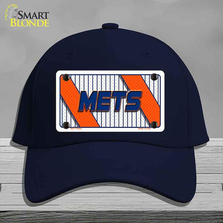 METS Graphic Novelty License Plate Hat HAT-MLP-14582 Cotton Navy