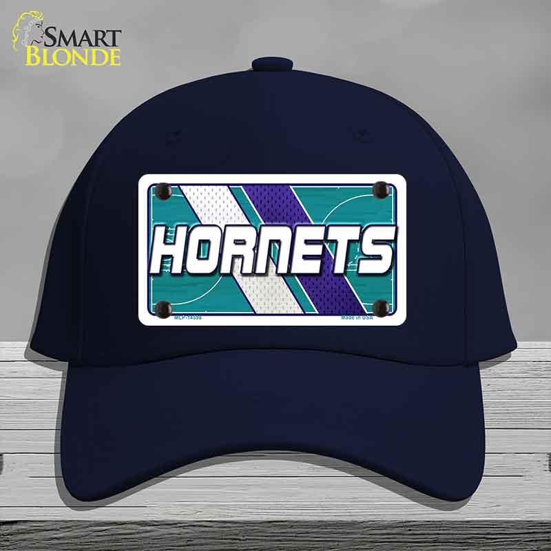 Navy blue cap with 'Hornets' logo on a gray background