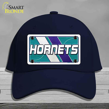 Navy blue cap with 'Hornets' logo on a gray background