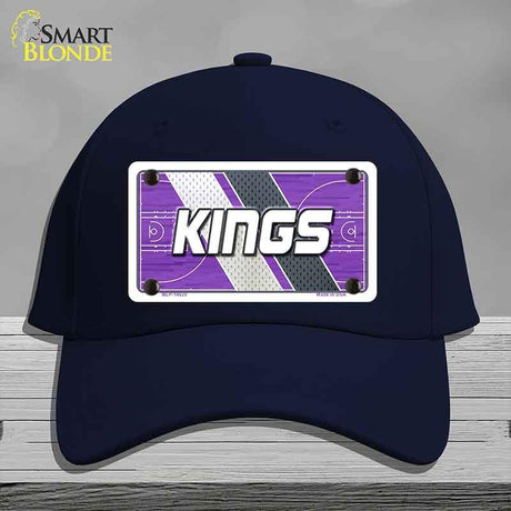 Navy blue cap with 'KINGS' logo on a gray background