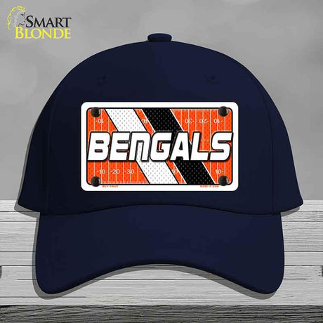 BENGALS Graphic Novelty License Plate Hat HAT-MLP-14631 Cotton Navy
