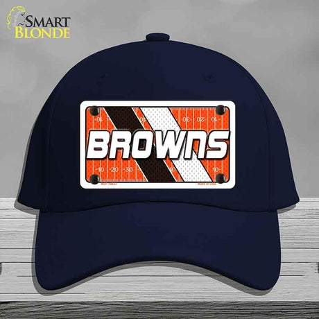 BROWNS Graphic Novelty License Plate Hat HAT-MLP-14632 Cotton Navy