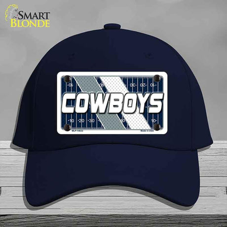 COWBOYS Graphic Novelty License Plate Hat HAT-MLP-14633 Cotton Navy