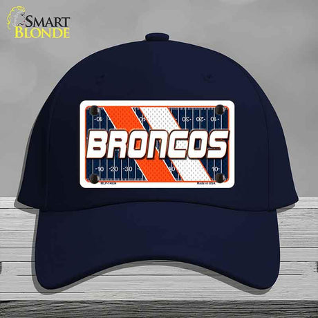 BRONCOS Graphic Novelty License Plate Hat HAT-MLP-14634 Cotton Navy