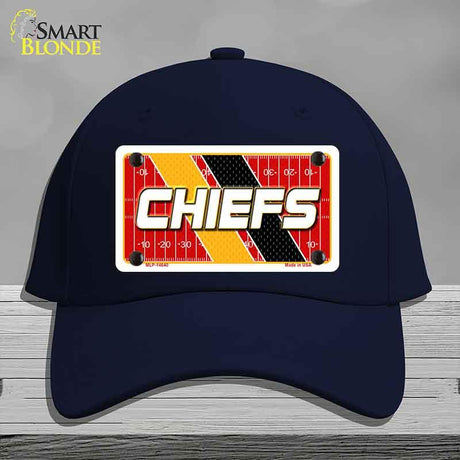 CHIEFS Graphic Novelty License Plate Hat HAT-MLP-14640 Cotton Navy