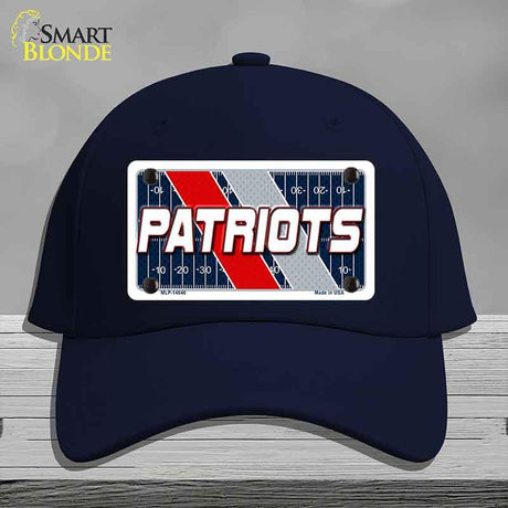 PATRIOTS Graphic Novelty License Plate Hat HAT-MLP-14646 Cotton Navy