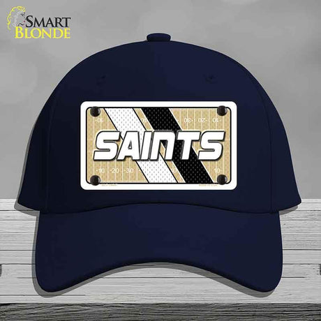 SAINTS Graphic Novelty License Plate Hat HAT-MLP-14647 Cotton Navy