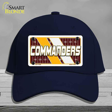 COMMANDERS Graphic Novelty License Plate Hat HAT-MLP-14656 Cotton Navy