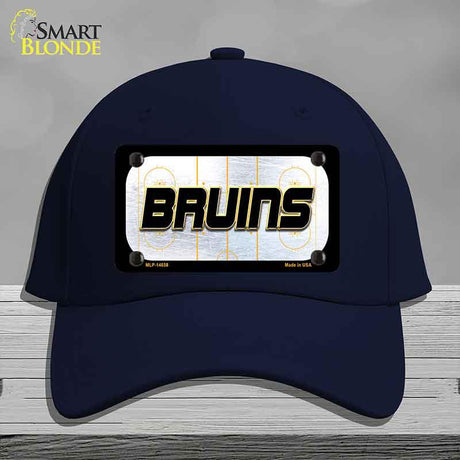 BRUINS Graphic Novelty License Plate Hat HAT-MLP-14658 Cotton Navy