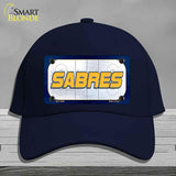SABRES Graphic Novelty License Plate Hat HAT-MLP-14659 Cotton Navy