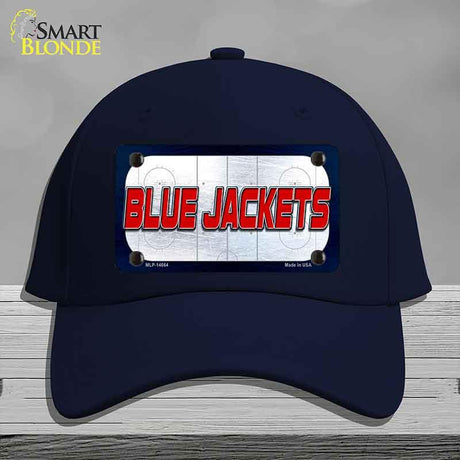 BLUE JACKETS Graphic Novelty License Plate Hat HAT-MLP-14664 Cotton Navy