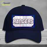 RANGERS Graphic Novelty License Plate Hat HAT-MLP-14675 Cotton Navy
