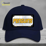 PENGUINS Graphic Novelty License Plate Hat HAT-MLP-14678 Cotton Navy