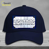LIGHTNING Graphic Novelty License Plate Hat HAT-MLP-14682 Cotton Navy