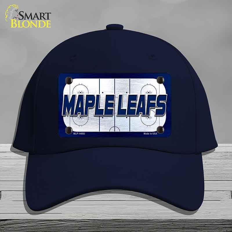MAPLE LEAFS Graphic Novelty License Plate Hat HAT-MLP-14683 Cotton Navy
