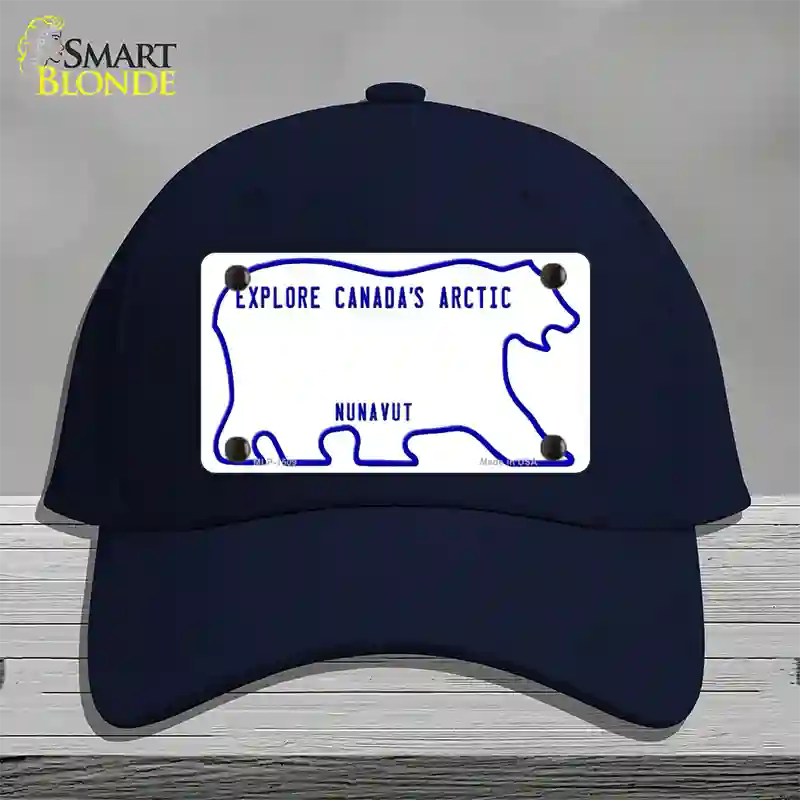 Nunavut Novelty License Plate Hat Cotton / Navy