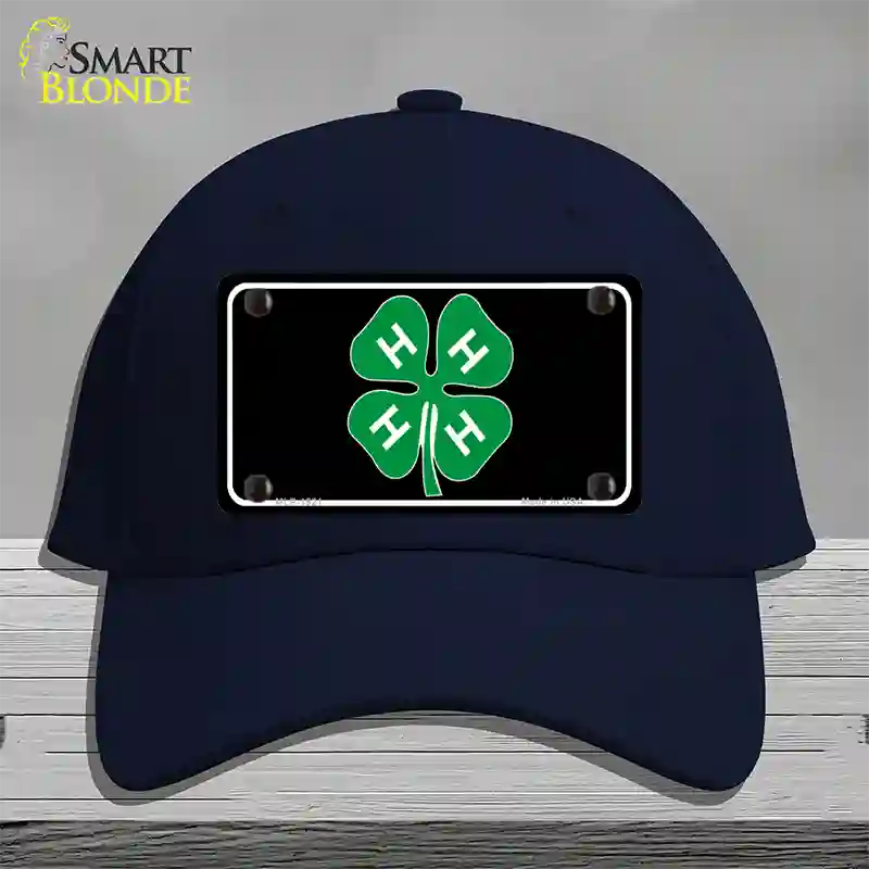 4-H Novelty License Plate Hat Cotton / Navy