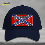 Hazard County Confederate Flag Novelty License Plate Hat Cotton / Navy