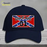 Good Ol Boys Confederate Flag Novelty License Plate Hat Cotton / Navy