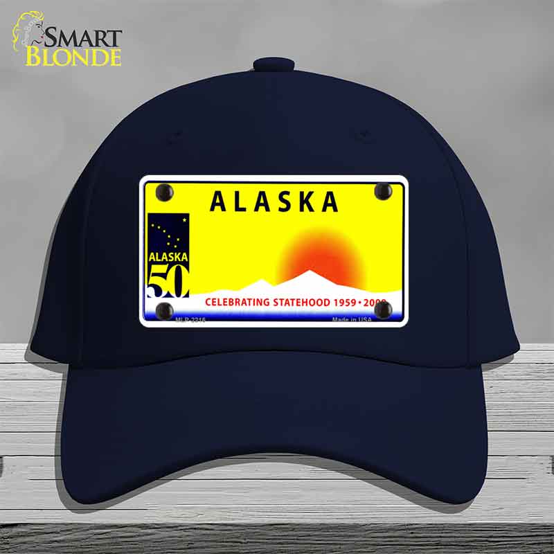 Alaska State Blank Novelty License Plate Hat HAT-MLP-2216