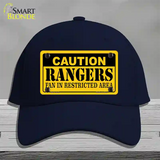 Caution Rangers Fan Novelty License Plate Hat Cotton / Navy