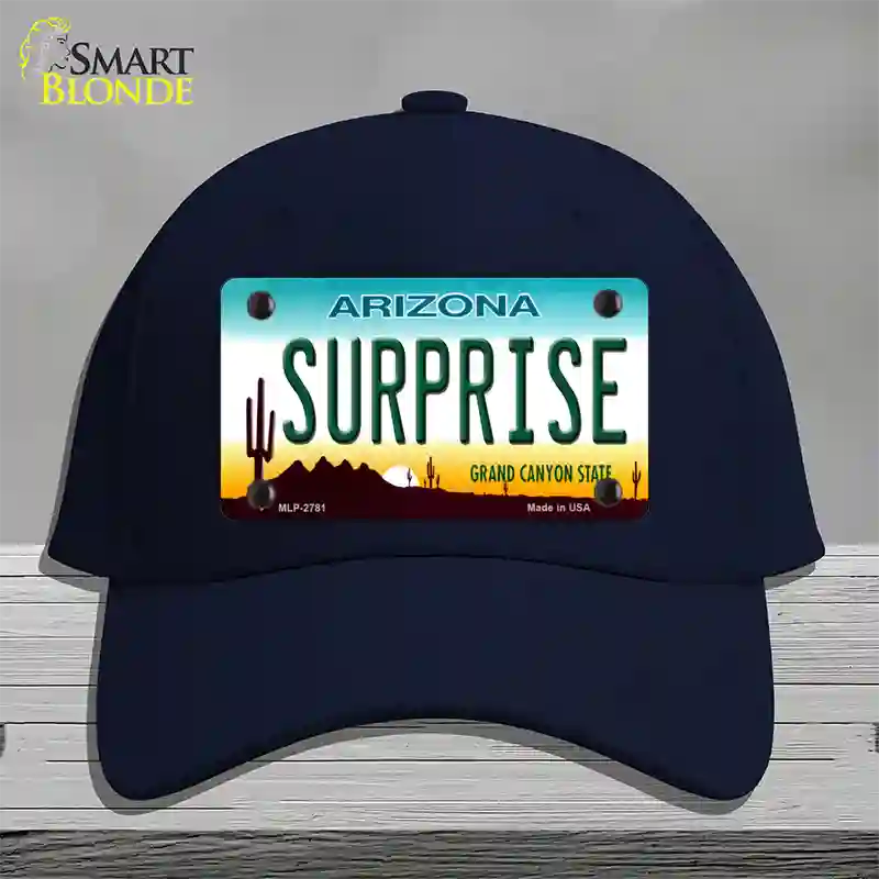 Surprise Arizona Novelty License Plate Hat Cotton / Navy