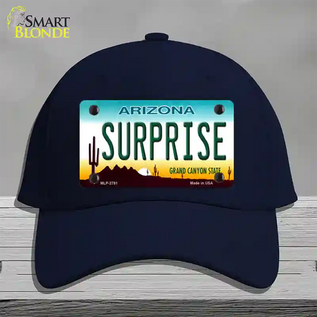 Surprise Arizona Novelty License Plate Hat Cotton / Navy