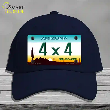 4X4 Arizona Novelty License Plate Hat Cotton / Navy