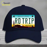 Rd Trip Arizona Novelty License Plate Hat Cotton / Navy