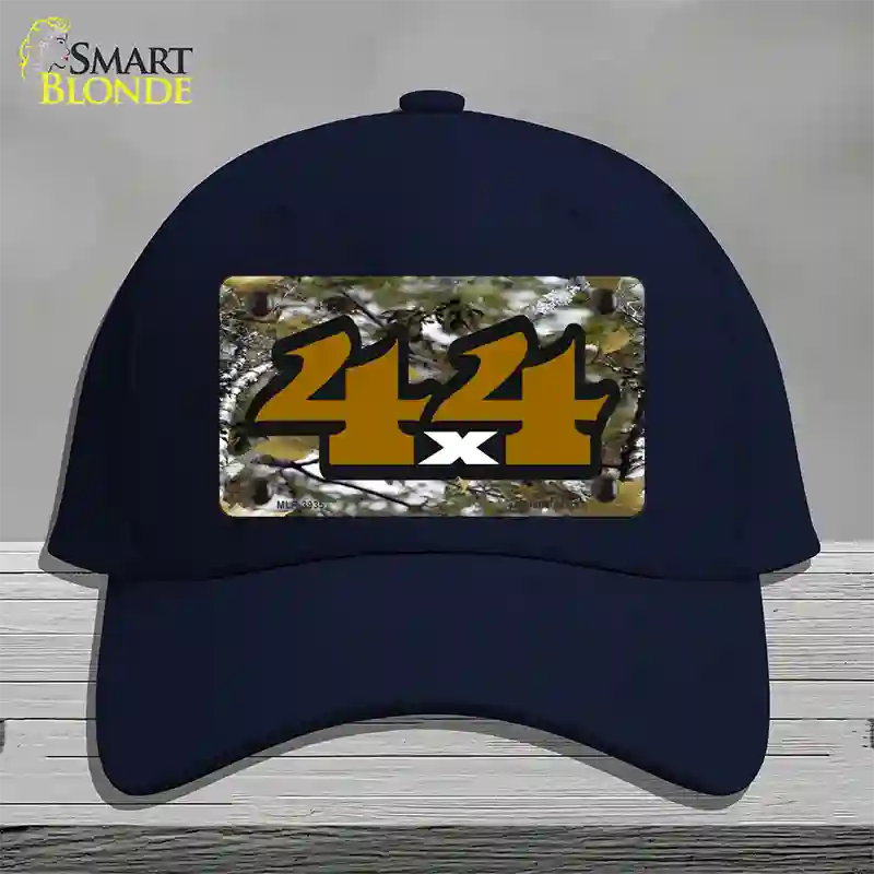 4x4 Camouflage Novelty License Plate Hat Cotton / Navy
