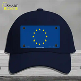 European Union Flag Novelty License Plate Hat Cotton / Navy
