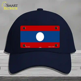 Laos Flag Novelty License Plate Hat Cotton / Navy