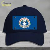 Northern Marianas Flag Novelty License Plate Hat Cotton / Navy
