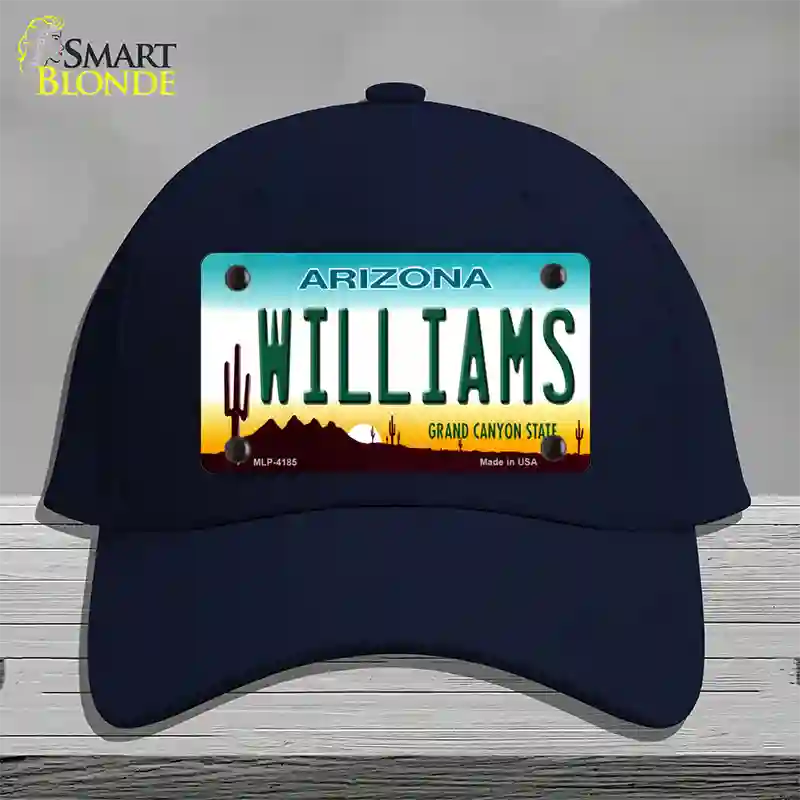 Williams Arizona Novelty License Plate Hat Cotton / Navy