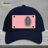 Virgin Mary Pink Novelty License Plate Hat Cotton / Navy