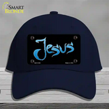 Jesus Novelty License Plate Hat Cotton / Navy