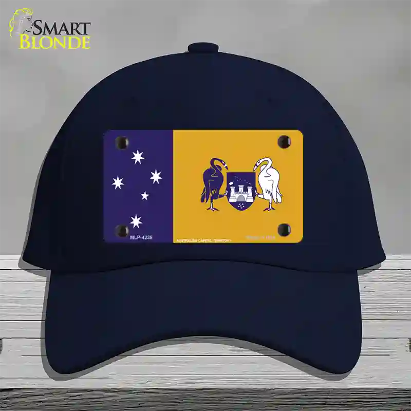 Australia Capital Territory Novelty License Plate Hat Cotton / Navy