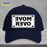 Move Over White Novelty License Plate Hat Cotton / Navy