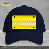 Yellow Polka Dot Novelty License Plate Hat Cotton / Navy