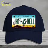 Hot As Hell Arizona Novelty License Plate Hat Cotton / Navy