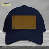 Brown Solid Novelty License Plate Hat Cotton / Navy