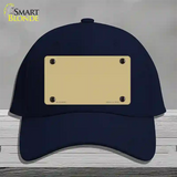Gold Solid Novelty License Plate Hat Cotton / Navy