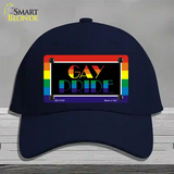 Gay Pride Novelty License Plate Hat Cotton / Navy