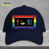 1 In 10 Novelty License Plate Hat Cotton / Navy