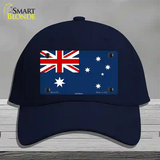 Australia Flag Novelty License Plate Hat Cotton / Navy