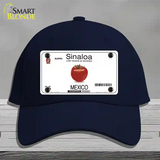 Sinaloa Mexico Novelty License Plate Hat Cotton / Navy