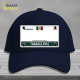 Tamaulipas Mexico Blank Novelty License Plate Hat Cotton / Navy