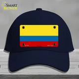 Colombia Flag Novelty License Plate Hat Cotton / Navy