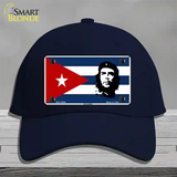 Che Guevara Flag Novelty License Plate Hat Cotton / Navy